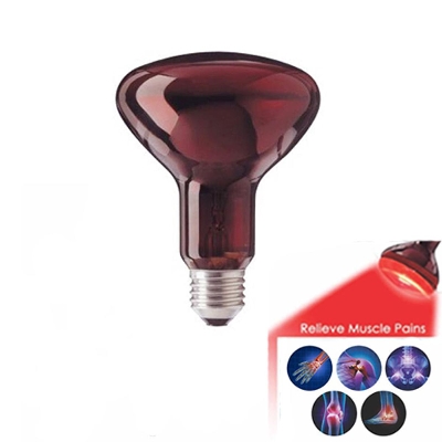 Picture of Philips Infrared Physiotherapy Bulb Heat Therapy Lamp IR RED E27 PAR38 R95 100W
