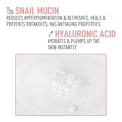 Picture of RENEE Snail 99 Mucin Serum for Face - Contains 99% Snail Secretion Filtrate & Hyaluronic Acid - Intense Hydration, Blemishes, Wrinkles & Spot Correction, Anti Ageing, Skin Firming - All Skin Types