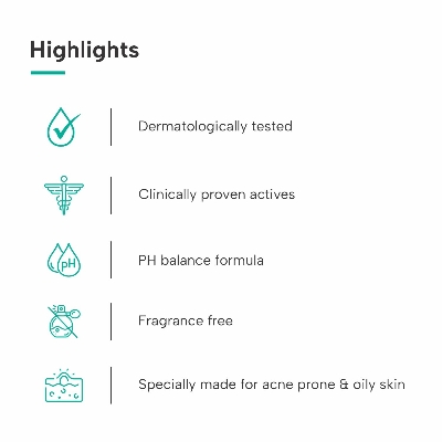 Picture of DERMATOUCH Salicylic Acid 2% Face Wash | For Acne & Oil Control | Suitable to All Skin Types | For both Men & Women | 50ML