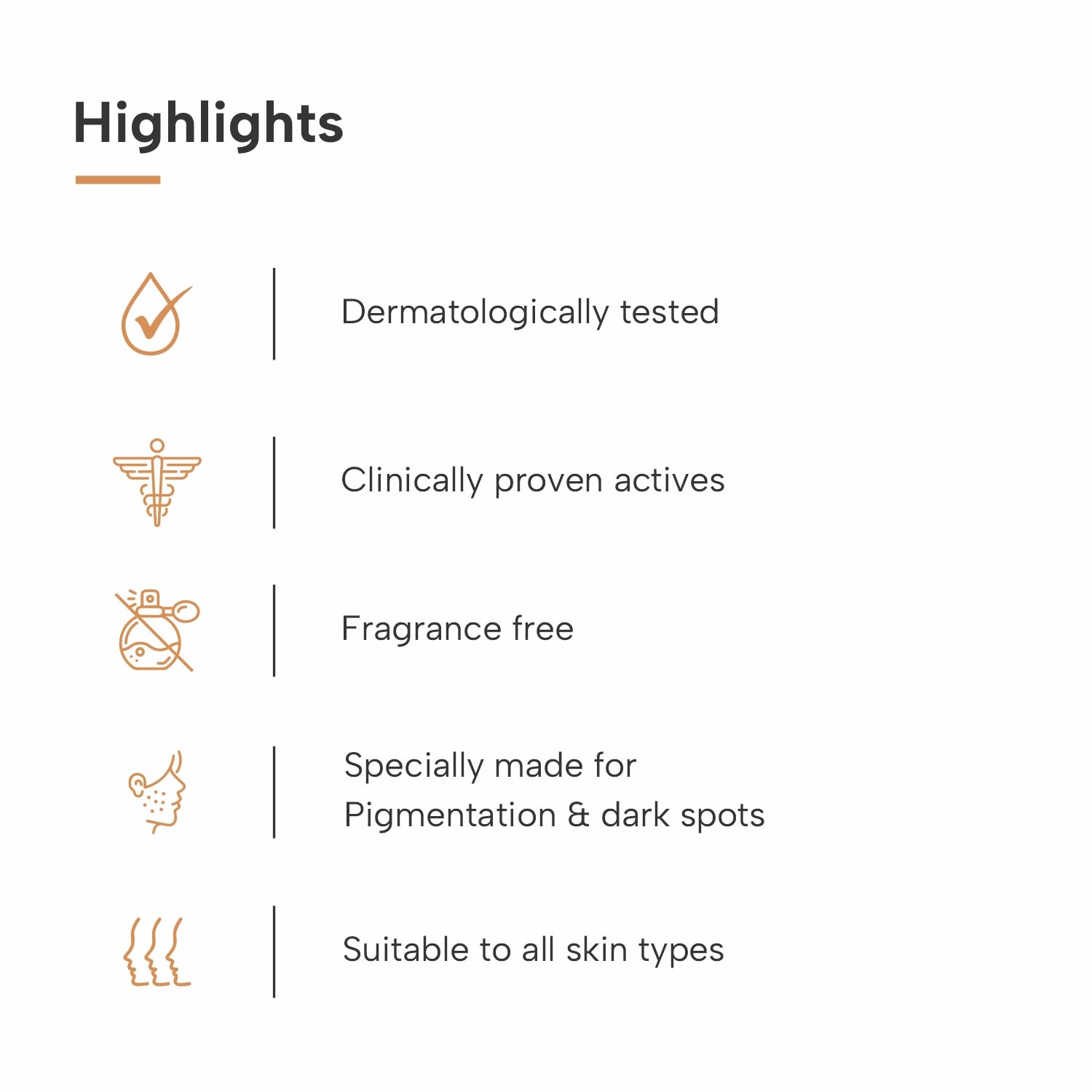 Picture of DERMATOUCH Bye Bye Pigmentation Serum | For Pigmentation, Dark Spots, Blemishes | For all skin types | For Both Men & Women | 18ml