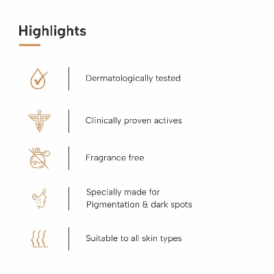 Picture of DERMATOUCH Bye Bye Pigmentation Serum | For Pigmentation, Dark Spots, Blemishes | For all skin types | For Both Men & Women | 18ml