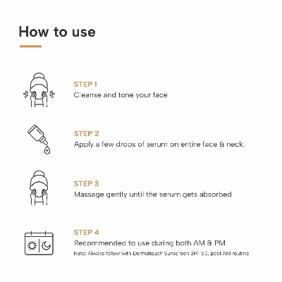 Picture of DERMATOUCH Bye Bye Pigmentation Serum | For Pigmentation, Dark Spots, Blemishes | For all skin types | For Both Men & Women | 18ml