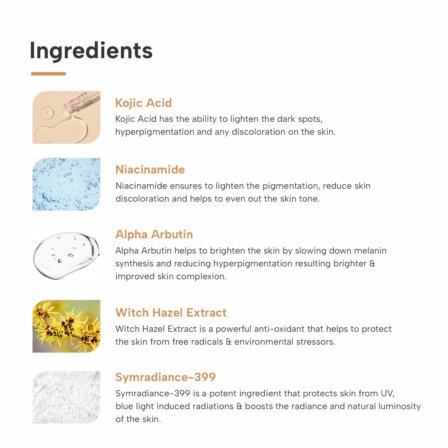 Picture of DERMATOUCH Kojic Acid Serum 2%| Best For Hyperpigmentation & Uneven Skin Tone | For Both Men & Women -30 ml