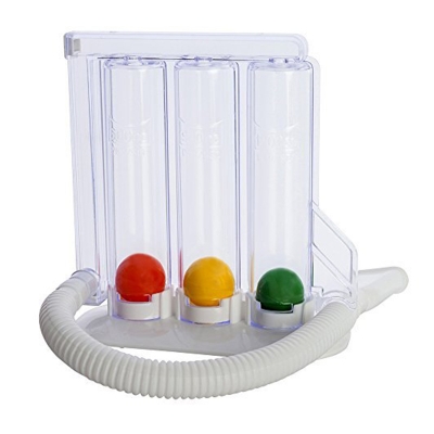 Picture of Three-ball Apparatus Vital Capacity Breathing Trainer Incentive Spirometer Lung Breathing Exerciser Rehabilitation Training