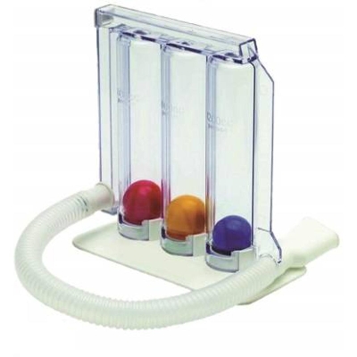 Picture of Three-ball Apparatus Vital Capacity Breathing Trainer Incentive Spirometer Lung Breathing Exerciser Rehabilitation Training