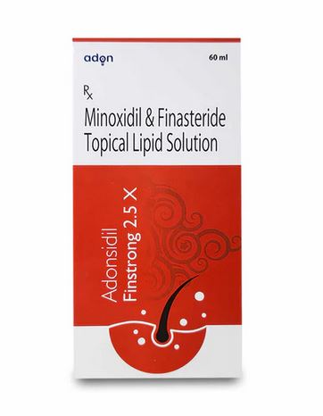 Picture of Adonsidil finstrong 2.5x solution for hair regrowth- 30 ml