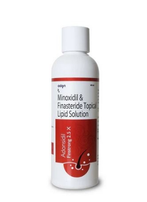 Picture of Adonsidil finstrong 2.5x solution for hair regrowth- 30 ml