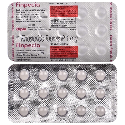 Picture of Finpecia finastride for hair regrowth treatment-15 tab