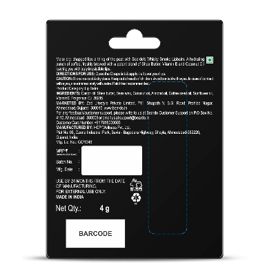 Picture of Beardo Whisky Smoke Lip Balm for Men, 4g | Certified Kissable Lips| Moisturizes & Soothes Dry, Cracked & Chapped Lips | Enriched with Vitamin E, Shea Butter & Coffee | Non Glossy | Non Tinted Lip Balm