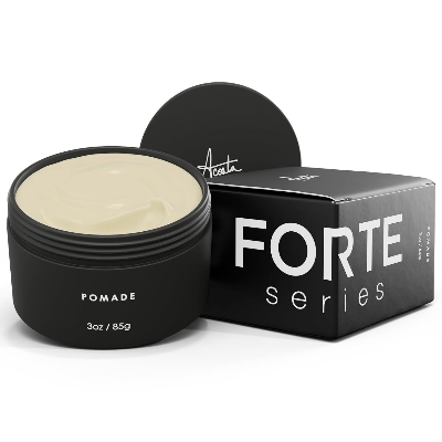 Picture of Hair Pomade For Men by Forte Series Medium Flexible Hold, Low Shine Mens Hair Pomade Water Based Pomade for Men for Slicked Back Hairstyles, For Medium/Thick Hair, Non-Greasy, (3 oz)