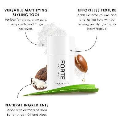 Picture of Hair Texture Powder by Forte Series Hair Styling, Volumizer for Fine Hair Volumizing Hair Products for Men, (0.17 oz)