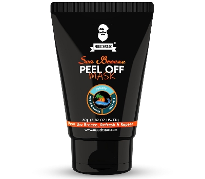 Picture of Muuchstac Sea Breeze Peel Off Mask For Men | Blackhead, Acne & Dead Skin Removal Face Pack (80 g)
