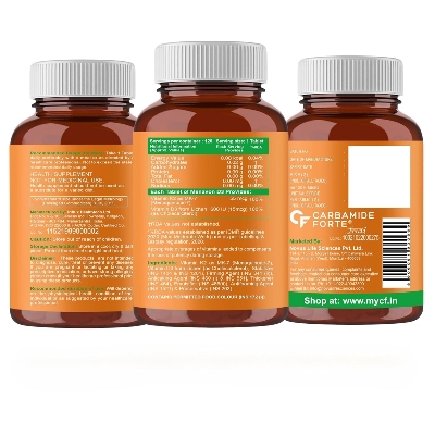 Picture of Carbamide Forte Vitamin D3 K2 | Vitamin D3 K2 Supplement for Bone & Heart Health | Vitamin D tablets with Vitamin K2 MK7 | Premium Vitamin D3 supplement with K2 for Wellness -120 Veg Tablets