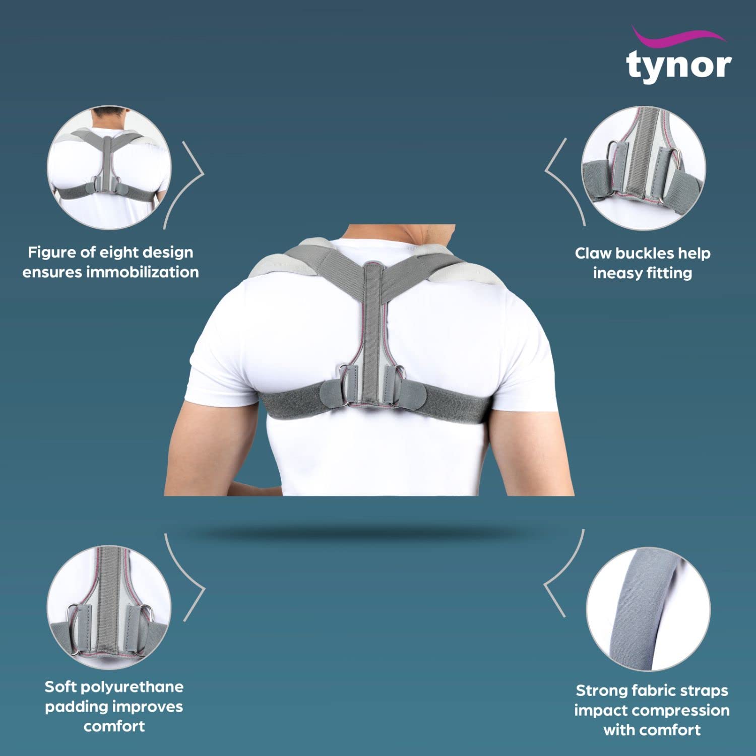 Picture of Tynor Clavicle Brace with Velcro