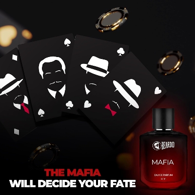 Picture of Beardo Mafia Perfume for Men, 50ml | Eau De Parfum | Body Spray for Men | Day Time Fragrance Body Spray For Men | Musky, Woody Perfume for Men Long Lasting | Christmas gift for men | Gift For Friends | Gift for Men