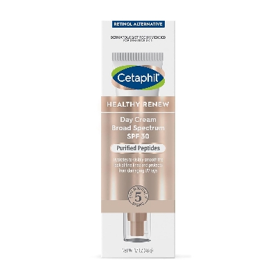 Picture of Cetaphil Healthy Renew Moisturizing Day Cream with SPF 30, 1.7 Oz | Daily Moisturizer, Skin Tightening Anti Wrinkle Cream for Face, with Peptides, Fragrance Free