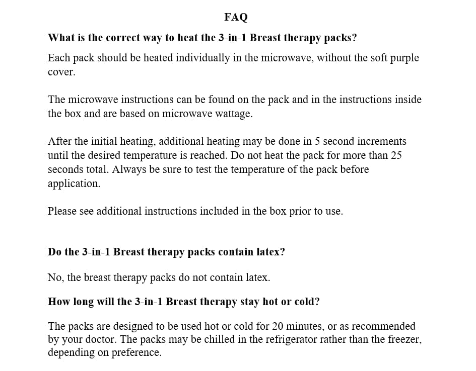 Picture of Lansinoh Breast Therapy Packs, Hot and Cold Breast Pads, Postpartum Relief, Breastfeeding Essentials for Moms, 2 Pack