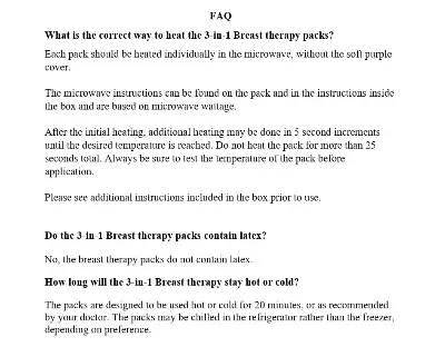 Picture of Lansinoh Breast Therapy Packs, Hot and Cold Breast Pads, Postpartum Relief, Breastfeeding Essentials for Moms, 2 Pack