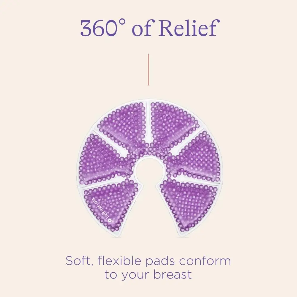 Picture of Lansinoh Breast Therapy Packs, Hot and Cold Breast Pads, Postpartum Relief, Breastfeeding Essentials for Moms, 2 Pack
