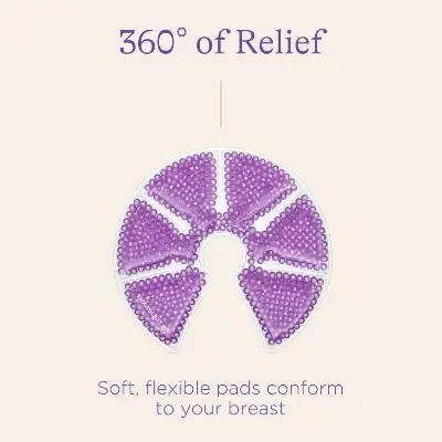 Picture of Lansinoh Breast Therapy Packs, Hot and Cold Breast Pads, Postpartum Relief, Breastfeeding Essentials for Moms, 2 Pack