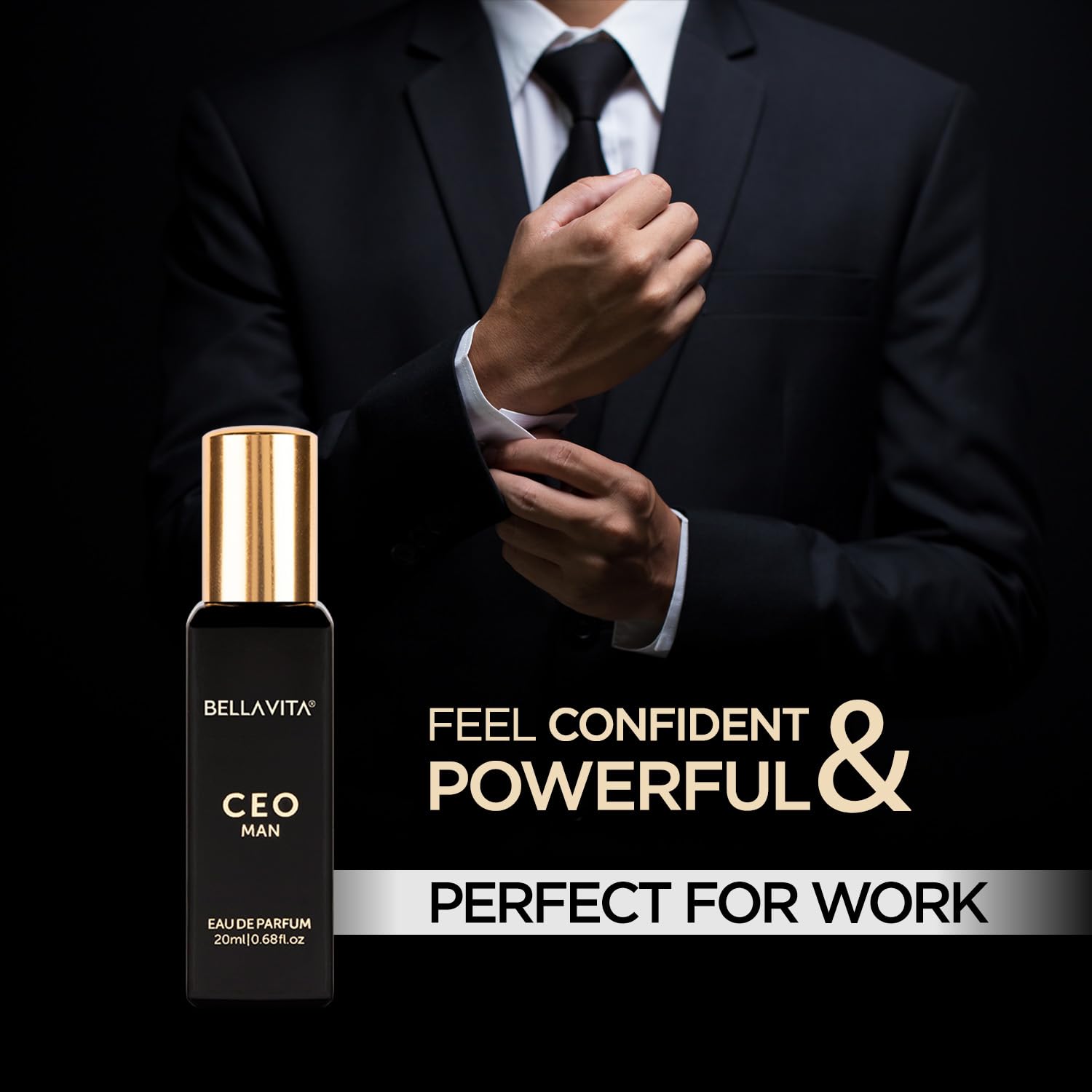 Picture of Bella Vita Luxury CEO MAN Eau De Parfum | Office Wear Perfume for Men with long lasting notes of Tonka and Agarwood 20 ML