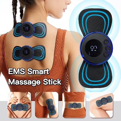 Picture of Neck Rechargeable Massager Electric Neck Massage EMS Cervical Vertebra Massage Patch for Muscle Pain Relief,Support