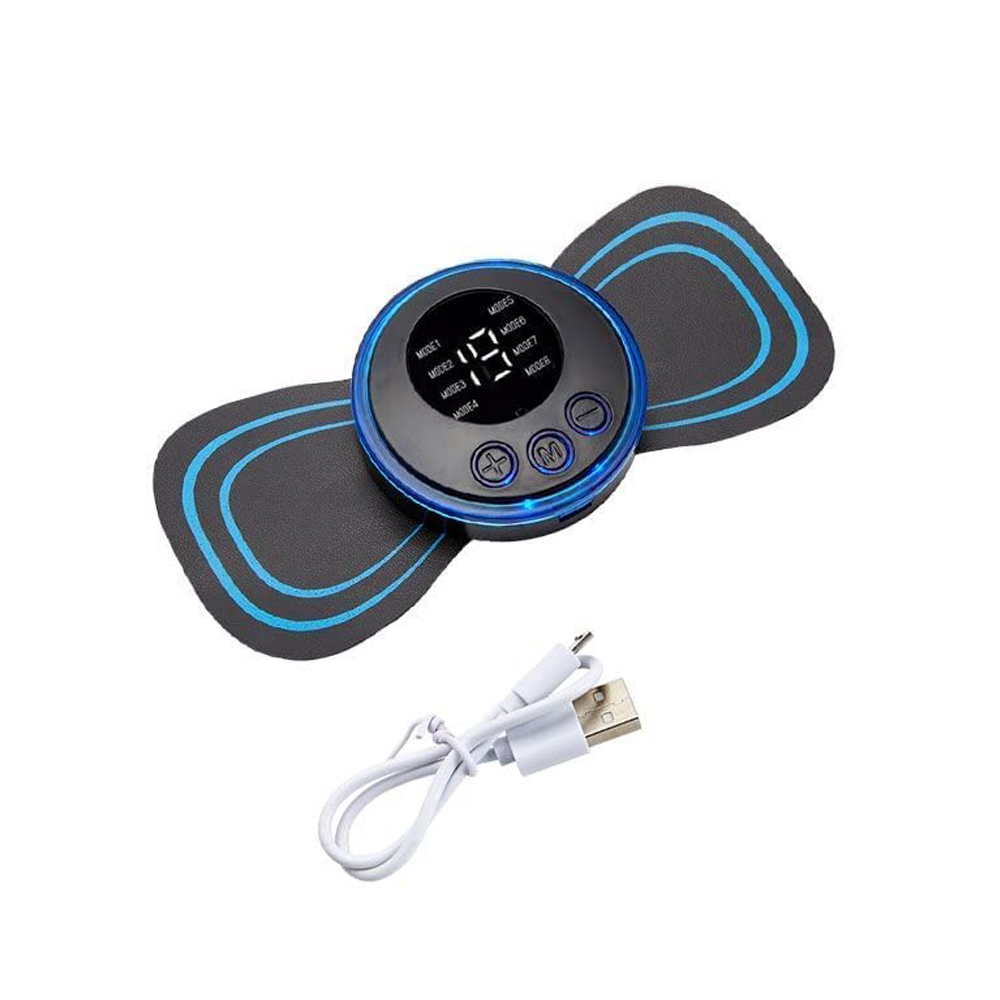 Picture of Neck Rechargeable Massager Electric Neck Massage EMS Cervical Vertebra Massage Patch for Muscle Pain Relief,Support