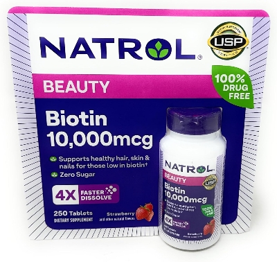 Picture of Natrol Biotin 10,000 mcg  Fast Dissolve Tablets-250 Counts
