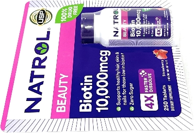 Picture of Natrol Biotin 10,000 mcg  Fast Dissolve Tablets-250 Counts