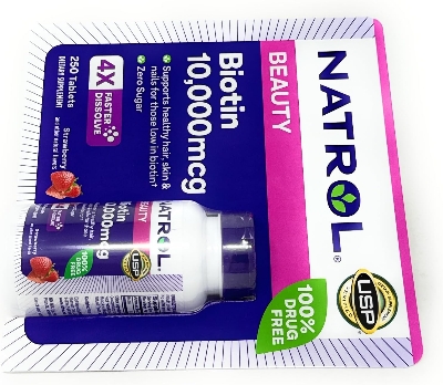 Picture of Natrol Biotin 10,000 mcg  Fast Dissolve Tablets-250 Counts