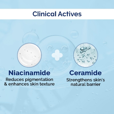 Picture of The Derma Co. Nia-Ceramide Barrier Repair Face Wash 80g | With 2% Niacinamide and 1% Ceramide | Gently Cleanses Skin & Nourishes Skin Barrier | All skin types