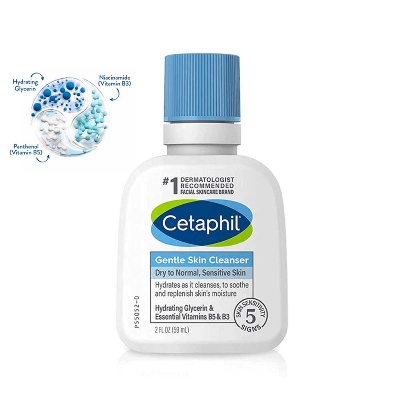 Picture of Cetaphil Face Wash, Hydrating Gentle Skin Cleanser for Dry to Normal Sensitive Skin-59 ml