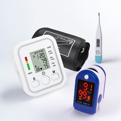 Picture of Digital Bp Checking Machine, Digital Thermometer And Digital Pulse Oxymeter, 3 Combo