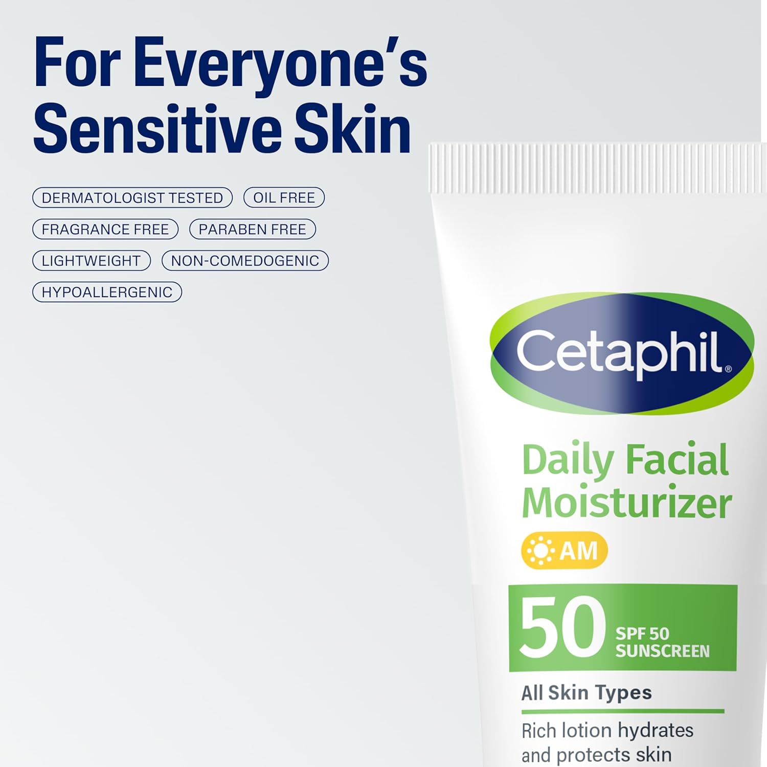 Picture of Cetaphil Daily Facial Moisturizer SPF 50, 1.7 Fl Oz