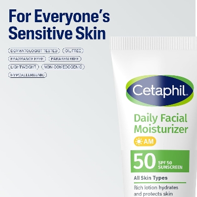 Picture of Cetaphil Daily Facial Moisturizer SPF 50, 1.7 Fl Oz
