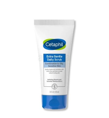 Picture of Cetaphil Exfoliating Face Wash, Extra Gentle Daily Face Scrub, Gently Exfoliates & Cleanses, For All Skin Types, Non-Irritating & Hypoallergenic, Suitable For Sensitive Skin, 6 Fl Oz