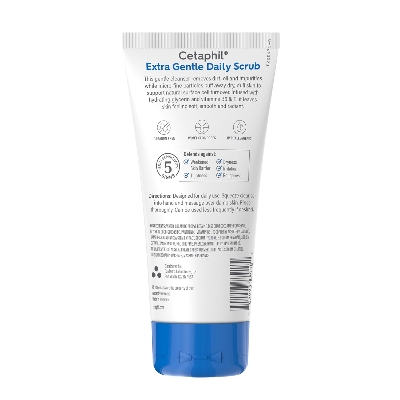 Picture of Cetaphil Exfoliating Face Wash, Extra Gentle Daily Face Scrub, Gently Exfoliates & Cleanses, For All Skin Types, Non-Irritating & Hypoallergenic, Suitable For Sensitive Skin, 6 Fl Oz