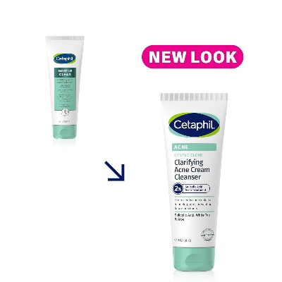 Picture of Cetaphil Acne Face Wash, Gentle Clear Clarifying Acne Cream Cleanser with 2% Salicylic Acid, Deep Cleans & Treats Acne Prone Skin, Skin Care for Sensitive Skin, 4.2oz