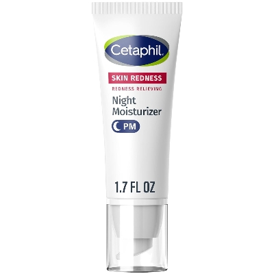 Picture of Cetaphil Night Cream, Redness Relieving Night Moisturizer for Face, 1.7 fl oz, For Dry, Redness-Prone Skin, Hypoallergenic, Fragrance Free