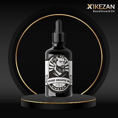 Picture of XIKEZAN Men's Beard oil for men & Hair Growth Oil - All Natural Formula for a Fuller | Healthier Beard and Hair - Softens, Strengthens | Promotes Growth-30 ml