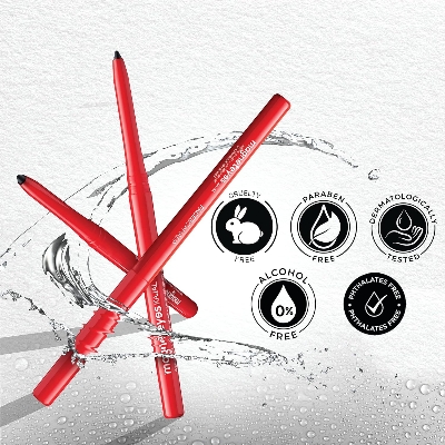 Picture of FACESCANADA Magneteyes Kajal Stick - Black, 0.35 Gm | 24 Hr Long Stay | One Stroke Smooth Glide | Waterproof, Smudgeproof & Fadeproof | Deep Matte Finish | Enriched With Almond Oil & Vitamin E