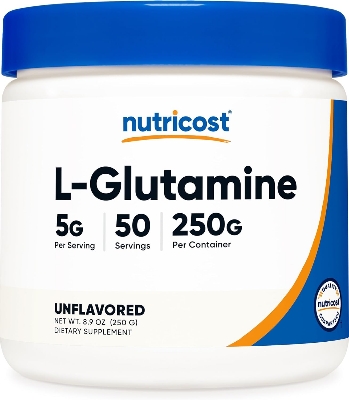 Picture of Nutricost L-Glutamine Powder Supplement Unflavored 250 Grams