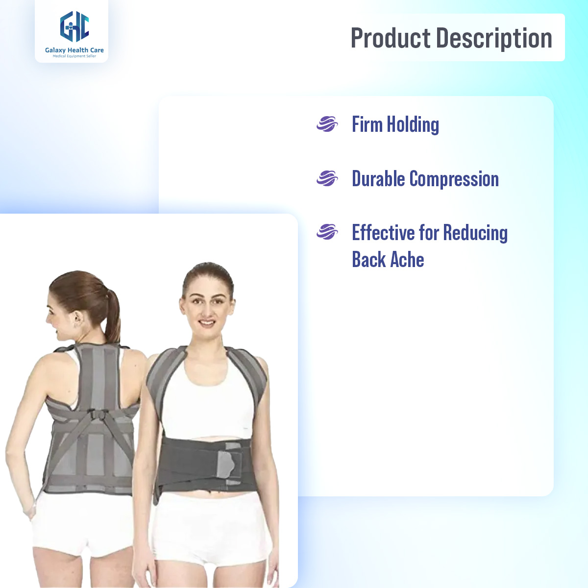 Picture of Posture Corrector Taylor Brace | Dorso Lumbar Spinal Support Belt | Lower and Upper Back Pain Relief | Magnetic Back Brace for Men & Women.