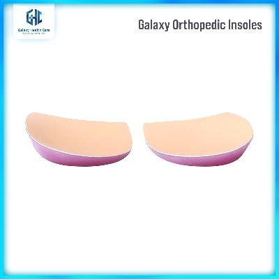 Picture of Galaxy Orthopedic Insoles Shoe Inserts Medial & Lateral Heel Wedge Lift Silicone Pads Corrective O/X Type Leg, Perfect Halfsphere Design for Bowlegs and Knock Knees