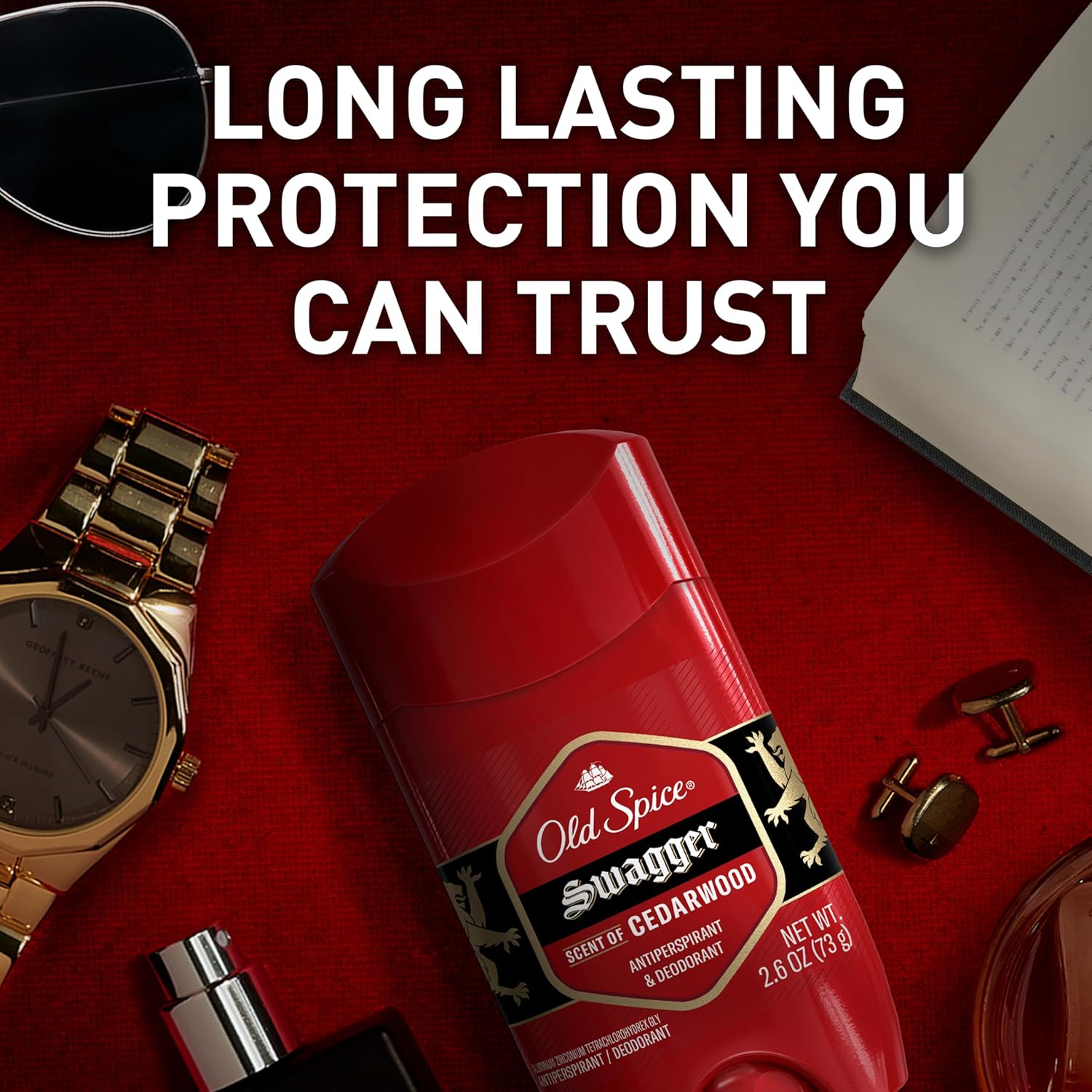 Picture of Old Spice Antiperspirant and Deodorant for Men, Invisible Solid, Swagger Scent, 3.4 oz