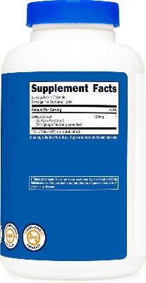 Picture of Nutricost Ginkgo Biloba 120mg, 240 Capsules - Extra Strength Ginkgo Biloba Extract - Gluten Free & Non-GMO