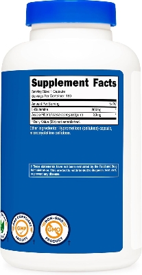 Picture of Nutricost L-Glutamine 800mg, 180 Capsules - Gluten Free, Non-GMO