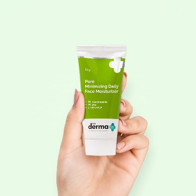 Picture of The Derma Co Pore Minimizing Daily Cream Face Moisturizer With 3% Niacinamide 3% Pha And P-Refinyl-50 gram