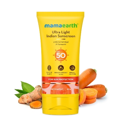 Picture of Mamaearth Ultra Light Indian Sunscreen-50 g (packgaing may vary)