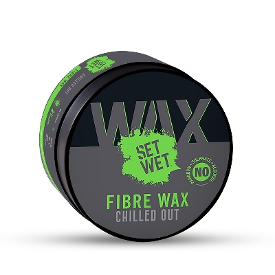 Picture of Set Wet Hair Wax For Men - Fibre Hair Wax 60g | Strong Hold, Extra Volume, Natural Finish, Restylable Anytime, Easy Wash Off | No Paraben, No Sulphate, No Alcohol